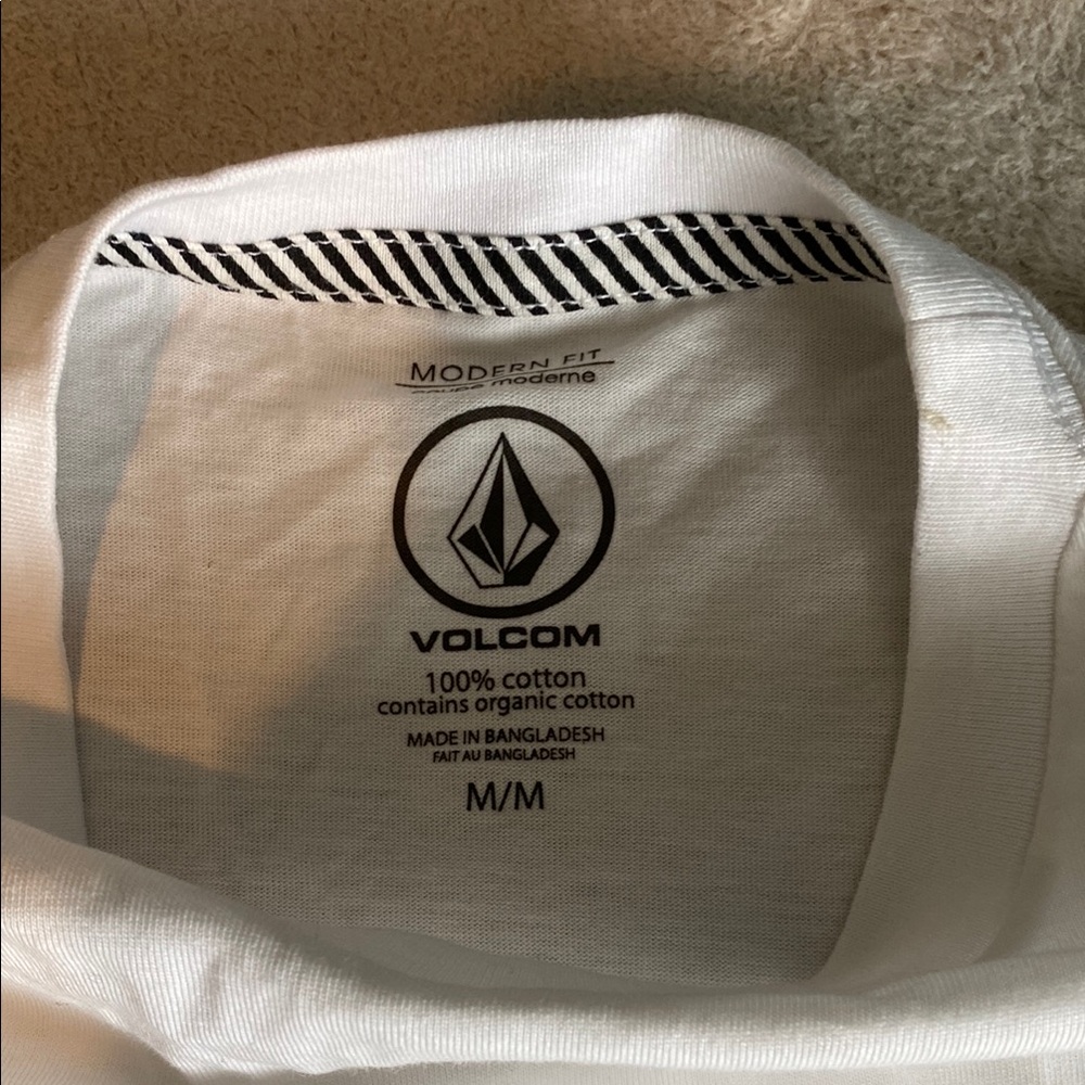Volcom White Kids Short Sleeve Tee